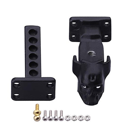 Hobbypark Metal Scale Trailer Hitch Drop Hitch Receiver Tow Hook Shackles for Traxxas TRX4 Axial SCX10 90046 90047 1/10 RC Crawler Cars