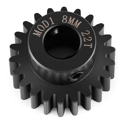 M1 Steel Motor Gears Pinion 8MM 22T for Tra-xxas 1/5 X-MAXX RC Car - style: 22T