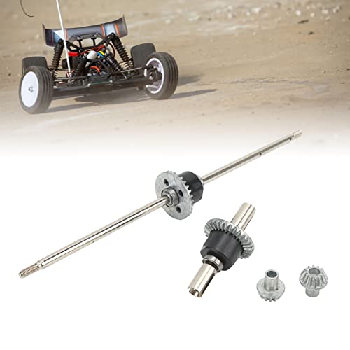SUNGOOYUE RC Car Front and Rear Differential Set, Stainless Steel Metal Front Rear Differential Gear Spare Parts for 12428 12427 Remote Control Car