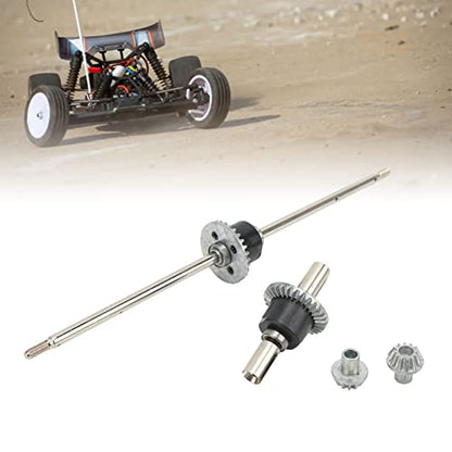 SUNGOOYUE RC Car Front and Rear Differential Set, Stainless Steel Metal Front Rear Differential Gear Spare Parts for 12428 12427 Remote Control Car
