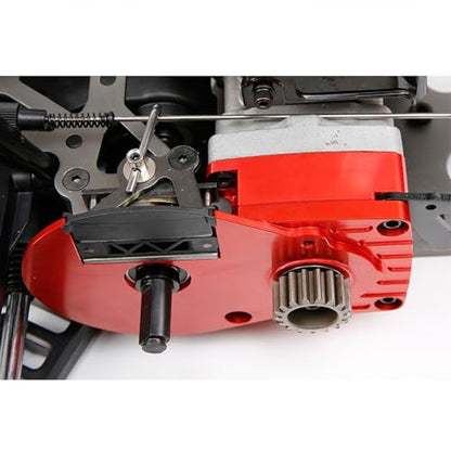 FLMLF CNC Metal Quick Release Clutch Bell Support Frame Kit for 1/5 Hpi Rofun BAHA Rovan Km Baja 5b Ss 5t 5sc Rc Car Parts (Red) - color: Red