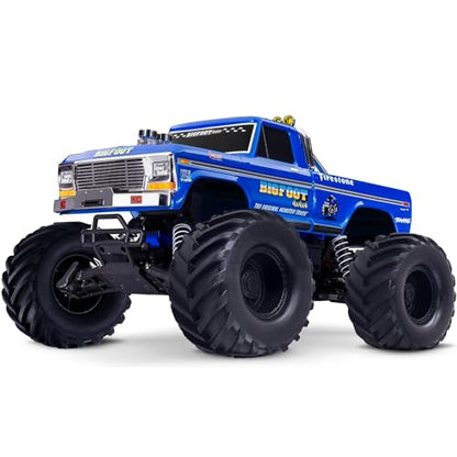 4PCS RC Monster Truck Tires and Hard Plastic Wheels Rims 12mm Hex Rubber Buggy Off Road Tyres with Foam for 1:10 Scale Truck Car Traxxas VXL 2WD Hoss 4x4 HSP HPI Tamiya Kyosho (Black) - color: Black