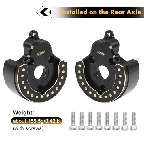 GLOBACT Brass RC Steering Knuckles for Vanquish F10 VS4-10 Phoenix LCG VRD