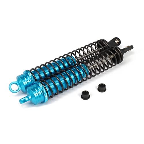Oil Adjustable Aluminum 140mm Shock Absorber Damper For Rc Car 1/8 Buggy Truck Upgraded Hop-Up Parts Hsp Hpi Losi Axial 4PCS/set (Blue) - color: Blue