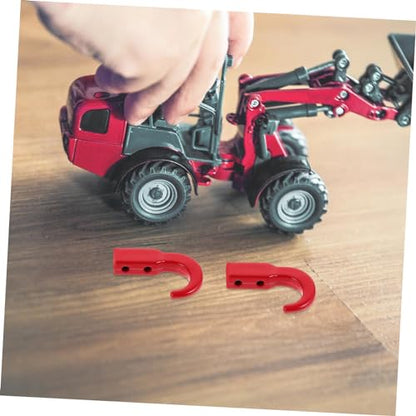 Zerodeko Aluminium Alloy Tow Hooks 2pcs Set for RC Crawler Cars Sturdy Crawler Metal Accessories for Model Car Supplies