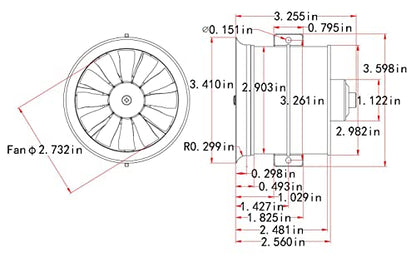 EDF 70mm pro CCW 4S 2800KV 12 Blades 16.8V Electric Ducted Fan, Hobby RC Jet Engine Propeller, RC Car Parts High Speed Brushless Motor, Remote Control Model Replacement Airplane Parts DIY - color: EDF 70pro CCW, size: 4S 2800KV