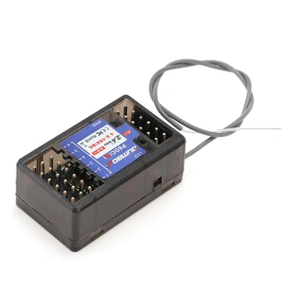 2PCS DUMBORC P6DCG RC Receiver with Gyroscope Linkage LED Simulation System Remote Receiver 2.4Ghz RC Controller Receiver for DUMBORC X4/X5/X6/X6PM/X10P-350/DDF-350