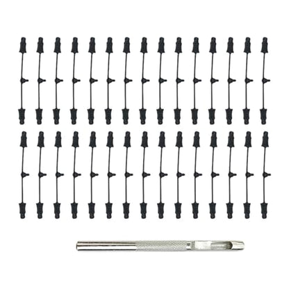Yiju 20 Pieces RC Car Retainer Strips RC Rubber Retainer Pull Tabs Attachments RC Car Accessories Body Clip Retainer Utility Small Size Elastic Rubber, 31 Pieces - color: 31 Pieces