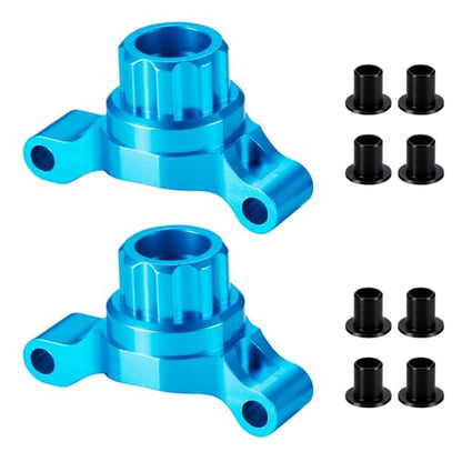 RC Metal TT02 Rear Steering Cup Rear Stub Axle Carrier Hub Set Compatible with Tamiya TT02 1/10 RC On Road Touring Car Upgrade Parts