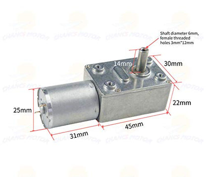 Reducer Electric Motor 370WG 12V DC 2RPM Self-Locking Reversible for DIY Mini Geared Motor - size: 12V, style: 2 RPM