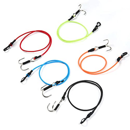 1Pcs 1/10 RC Crawler Kinetic Winch Strap, Escape Rope, Rescue Trailer Hook for Axial SCX10 Traxxas TRX4 Element RC (Black)