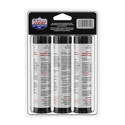 Lucas Oil 10315 Multi-Purpose Grease Combo Pack - 1 Red N Tacky 3 Ounce, 2 X-Tra HD 3 Ounce