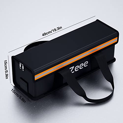 Zeee Lipo Safe Bag Ebike Battery Fireproof Charging Bag (19.3*5.9*5.9in) | Explosionproof Lipo Battery Bag Large Capatity for Storage Charging