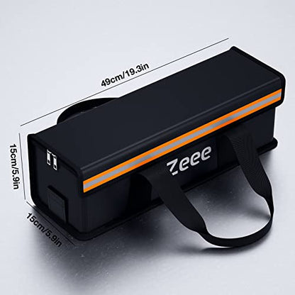 Zeee Lipo Safe Bag Ebike Battery Fireproof Charging Bag (19.3*5.9*5.9in) | Explosionproof Lipo Battery Bag Large Capatity for Storage Charging