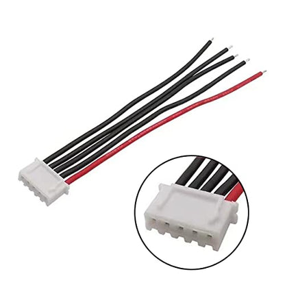 FLY RC 14.8v 4s Lipo Battery 5pins Balance Charger Cable Lead Wire Connector (10pcs 4s 5pin) - style: 10pcs 4s