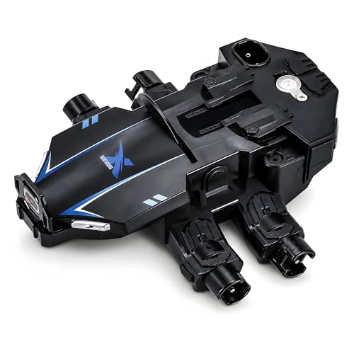 RC Tank Replacement Body, RC Tank Accessories Plastic Hull Shell Cover for Remote Control Tank Toy, Repair Upgrade Spare Parts for Hobby Model Vehicles - color: Blue & Tank Body