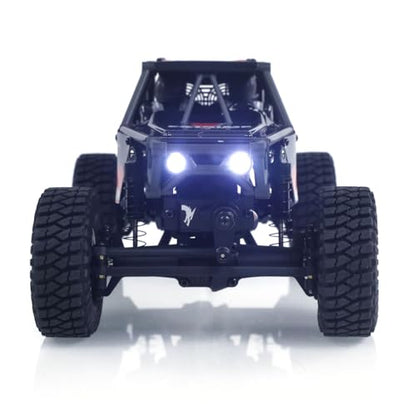 TOUCAN RC HOBBY US in Stock UDI RC UCX2405PRO 1/24 2.4G 4WD RC Rock Crawler Brushless Motor ESC Radio Controlled Off-Road Vehicles RTR Model Car Battery for Ages 14+ - color: Red Black
