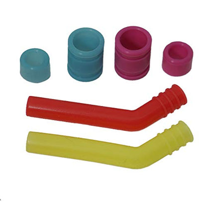 Exhaust Pipe Tubing,Silicone Exhaust Extension Tube & Electric Roto Starter E-Start Backplate Power Back Cover 11012 & Drill Start Wand Power Starter Shaft Rod Pin End 11003