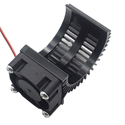 ShareGoo RC 540 545 550 Brushless Brushed Motor Heatsink with Cooling Fan 5-6V for HSP HPI Wltoys Himoto Tamiya 1/10 RC Crawler Truck Off Road Buggy Car