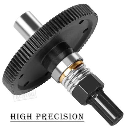91T Spur Gear Slipper Clutch & 21T 23T 25T Pinions Gear Upgrades Part for 1/10 Granite 4X4 / Granite 4X2 Mega550,Black - color: Black - (91t)