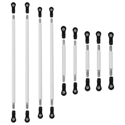 313/324mm LCG Girder Frame Hard Stainless Steel Linkage Link Rod End for 1/10 RC Crawler Axial SCX10 II III TRX4 Capra 1.9 UTB Metal Links Upgrades (TRX-4)