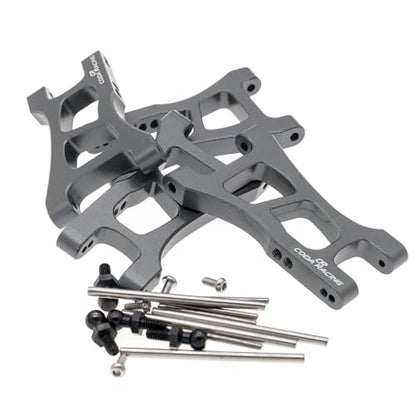 4-Pack Alloy Front&Rear Suspension Arms for Traxxas 1/18 LaTrax Teton Desert Prerunner SST -Replaces Part 7630 - color: Titanium