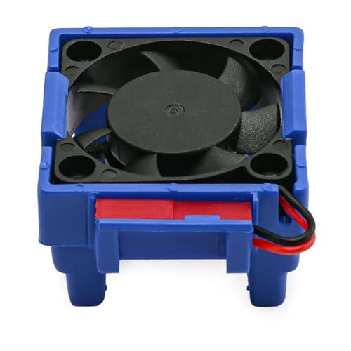 Plastic RC ESC Cooling Fan #3340 RC Spare Parts for TRAXXAS VXL-3S Slash/Rally/Bandit/Stampede RC Car (Blue) - color: Blue