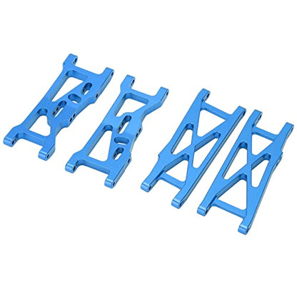 RC Aluminum Front and Rear Suspension Arms for LOSI 22S SCT 1/10 RC Short Course Truck Upgrade Parts(Blue) - color: Blue