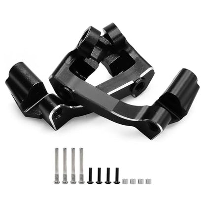 7075 Aluminum C-Hubs for Traxxas 1/16 Mini Maxx & Mini Slash 4X4 Replace 10732 High Strength Lightweight Steering Knuckle Black - color: Black