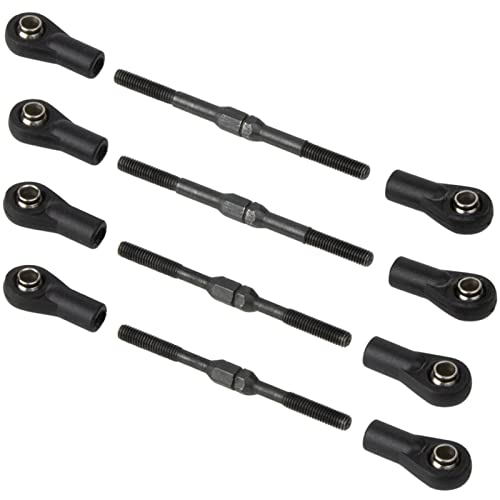 1/10 RC Car Adjustable Steering Turnbuckle Camber Linkage Rod Set for Tamiya TT-02B Chassis Hop-up Upgrade Parts