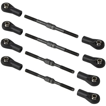 1/10 RC Car Adjustable Steering Turnbuckle Camber Linkage Rod Set for Tamiya TT-02B Chassis Hop-up Upgrade Parts