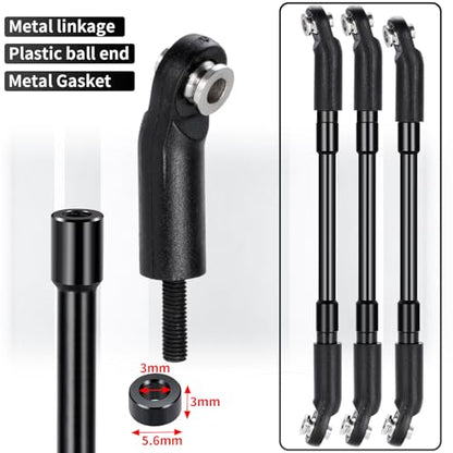8PCS Aluminum Alloy Link Rod Linkage Wheelbase | Upgrade Parts, For 1/10 D90, RC Crawler Car Whole Car