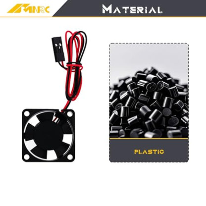 3Pcs Plastic 30mm 3010 RC Car Brushless Motor Heatsink ESC Cooling Fan DC 5V for HSP HPI Wltoys Himoto Tamiya Redcat 1/8 1/10 1/12 Scale 540 550 Motor Upgrades Part