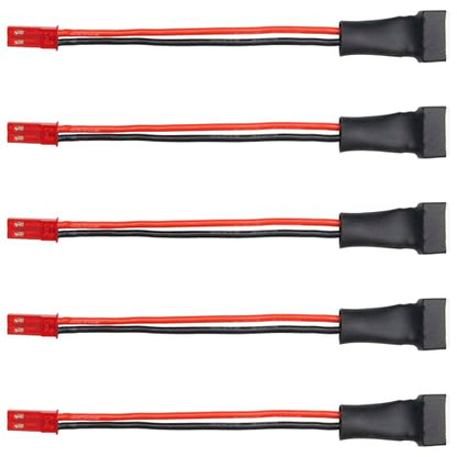 ShareGoo 5Pcs 3S Lipo Balance Connector JST-XH Balance Male Plug to JST Male Plug Adapter for RC Car Boat 3S LiPo Battery