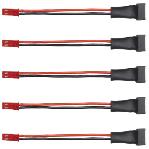 ShareGoo 5Pcs 3S Lipo Balance Connector JST-XH Balance Male Plug to JST Male Plug Adapter for RC Car Boat 3S LiPo Battery