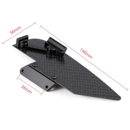 Carbon Fiber Boat Sliders Standard Sliders ESC Tray for RC Crawler 1/10 LCG Chassis Rails Power Wagon Cab Gspeed V3 V4 FS G-Shot (Boat Sliders A)