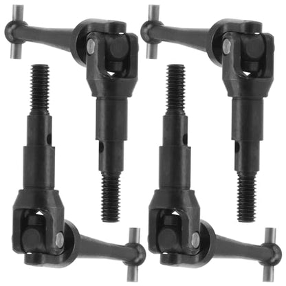 ShareGoo Steel CVD Drive Shaft Dogbone w/Hex Wheel Hubs Hex Adapter Compatible with MJX Hyper Go 16207 16208 16209 16210 H16BM H16GT H16DR H16 1/16 RC Car (Black) - color: Black