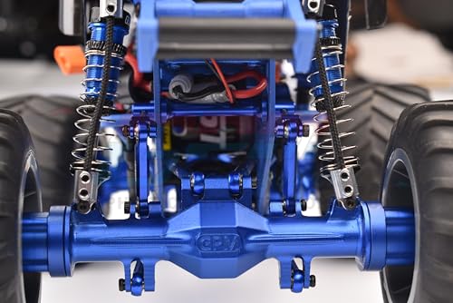Levigo Aluminum RC Front Rear Anti-roll Bar Set Compatible with LOSI 1/18 Mini LMT 4X4 Brushed Monster Truck RTR-LOS01026, RC Upgrade Parts Anti-Sway Bar Kits, Green