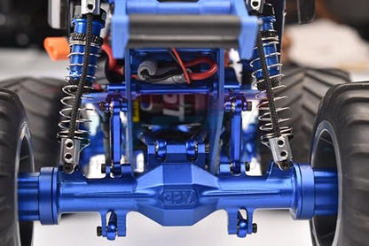 Levigo Aluminum RC Front Rear Anti-roll Bar Set Compatible with LOSI 1/18 Mini LMT 4X4 Brushed Monster Truck RTR-LOS01026, RC Upgrade Parts Anti-Sway Bar Kits, Green