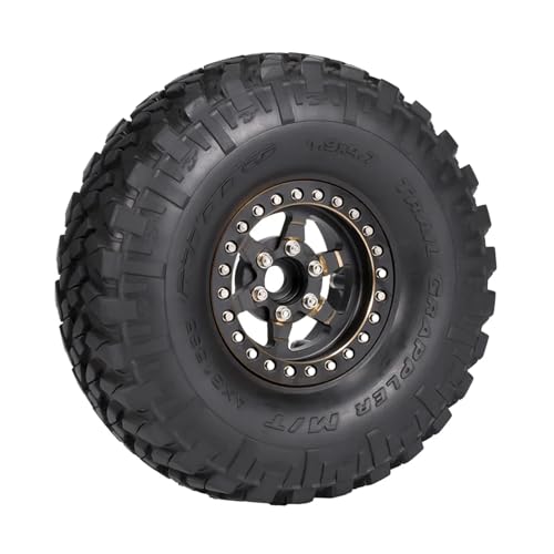 AMK 1.9 Beadlock Wheels 4pcs 958g Brass Heavy 1.9 Wheels for 1/10 RC Crawler TRX4 Capra SCX10 D90 VS4-10 Gen8 CC01 TRX4 Upgrades Accessories