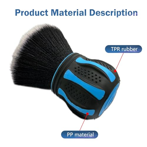 Car Interior Brush, Soft Bristles with Storage Rack, Car Beauty Tools, Car Detailing Brush Kit, Suitable for Most Cars (Blue) - color: Blue