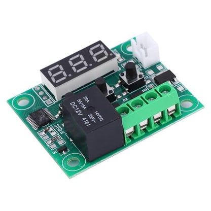 2Pcs W1209 Digital Thermostat – 12V Temperature Controller with Water Proof Sensor for Industrial Use, -50~110°C Range & 0.1°C Precision