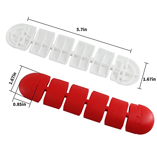 New 120 Pcs Drift Field Fence Drift Track for 1/28 Wltoys K979 K999 Mini-Z Mini-D Rc Car,Soft Silicone Durable Anti-Scratch Drift Runway Race Car Track Decorative Accessories - size: 120 Pcs