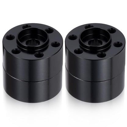4Pcs RC Aluminum Wheel Hex Hub 15mm Offset Extension Hex Drive Adapter for 1.9/2.2inch Beadlock Wheel Rim Compatible with Axial SCX10 90046 Redcat TRX4 Gen7 D90 CC01 1/10 RC Crawler