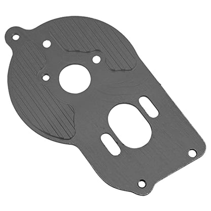 Metal Motor Mount Plate Fixed Bracket Compatible with Losi 1/18 Mini-T 2.0 2WD Stadium RC Truck Hop-Up Parts (Black) - color: Black