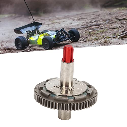 57T RC Clutch Spur Gear Aluminum Steel Slipper Assembly Arrma 1/10 Granit Senton Vorteks Big Rock 1/8 Typhon Upgrade Part (Red) - color: Red
