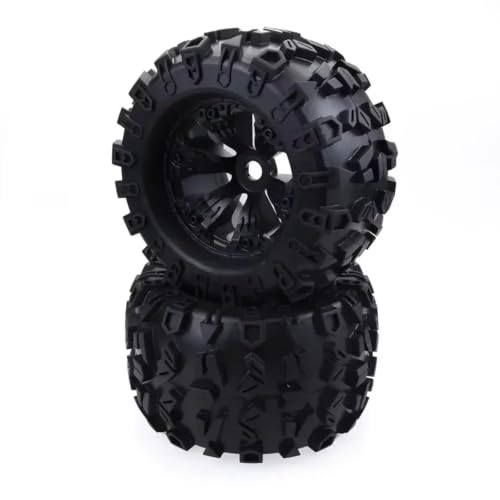 Rc Accessories Parts Wheels Tires Rubber 2pcs 170mm 17mm Hex for Redcat for Rovan for Hpi for Savage XL Mounted Gt 1/8 RC Car Monster Truck Upgrades Parts