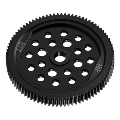 Steel 48P 87T Spur Gear for ECX 2WD Ruckus Axe Brutus Circuit AMP | MT AMP DB AMP Crush K&N Torment Horizon 1/10 RC Car Upgrades Part - size: 87T