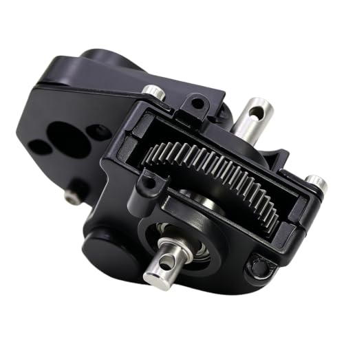 1/24 Plastic Complete Transmission Gearbox with Steel Gears for Axial SCX24 | Gear box for RC Crawler Axial SCX24 Deadbolt C10 JLU Gladiator Bronco Upgrade