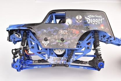 Aluminum 7075 Lower 4-Link Bar Set for Losi 1/18 Mini LMT 4X4 Brushed Monster Truck RTR-LOS01026 Upgrade Parts - Green